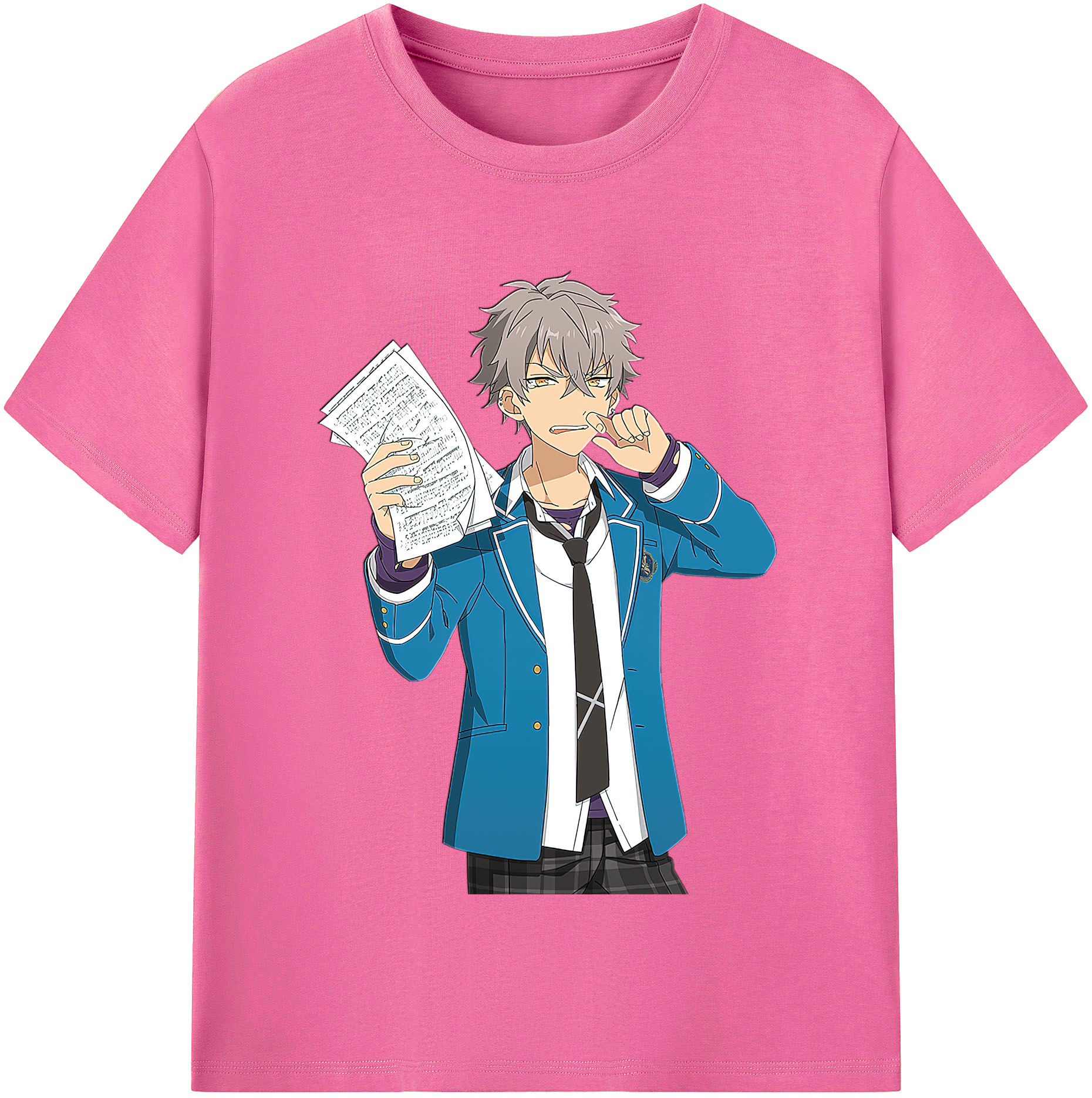 （画像用） あんさんぶるスターズ! Ensemble Stars レディースカジュアルプリントTシャツ（綿100％）